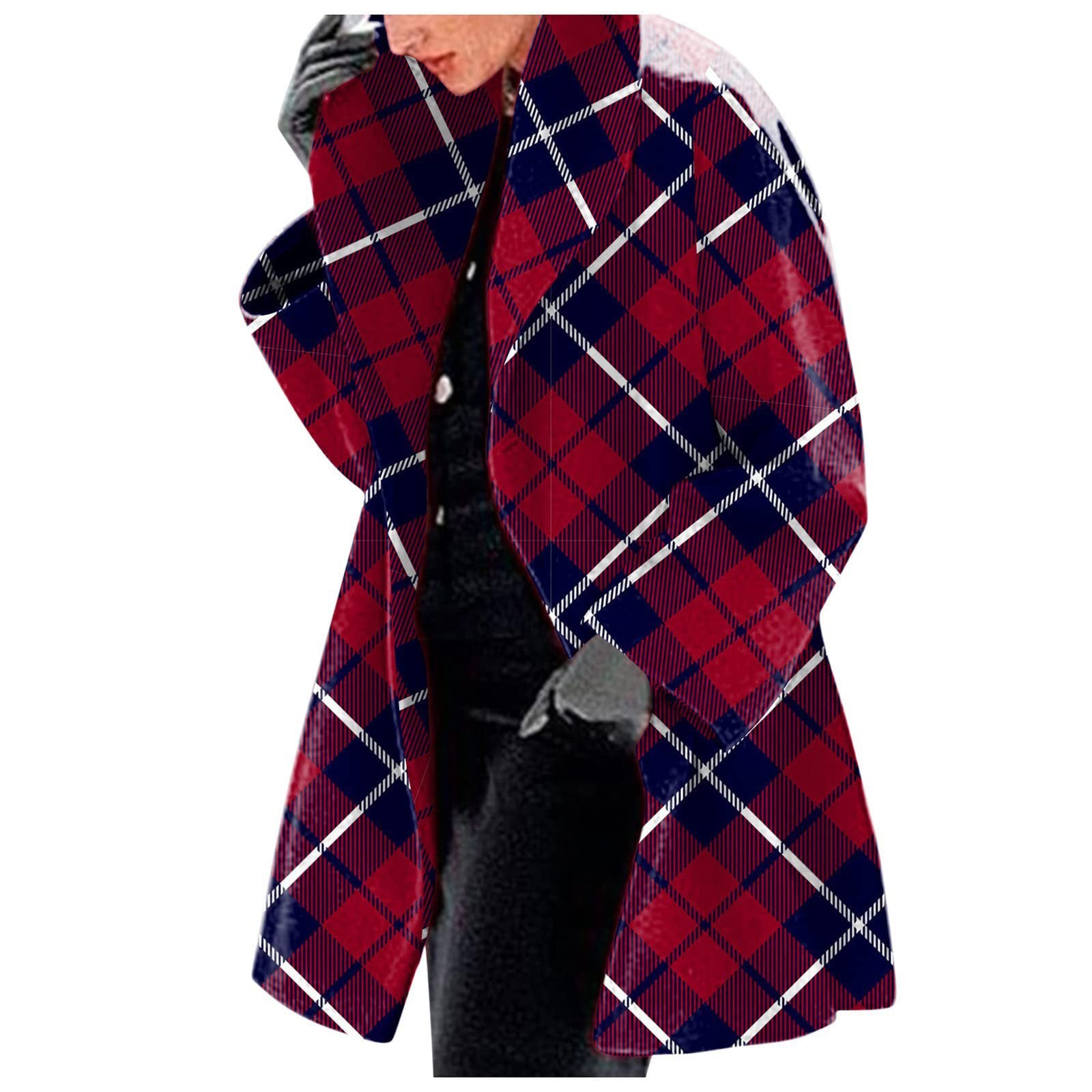 Ladies Fashion Woolen Printed Jacket