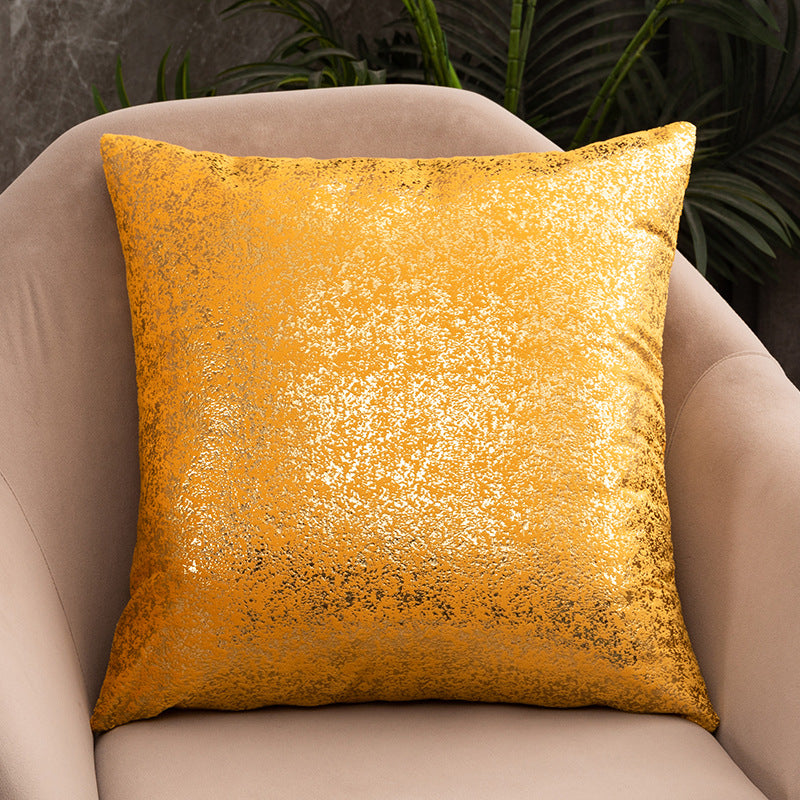 Rich Velvet Snowflake Gold Stamping Pillowcase