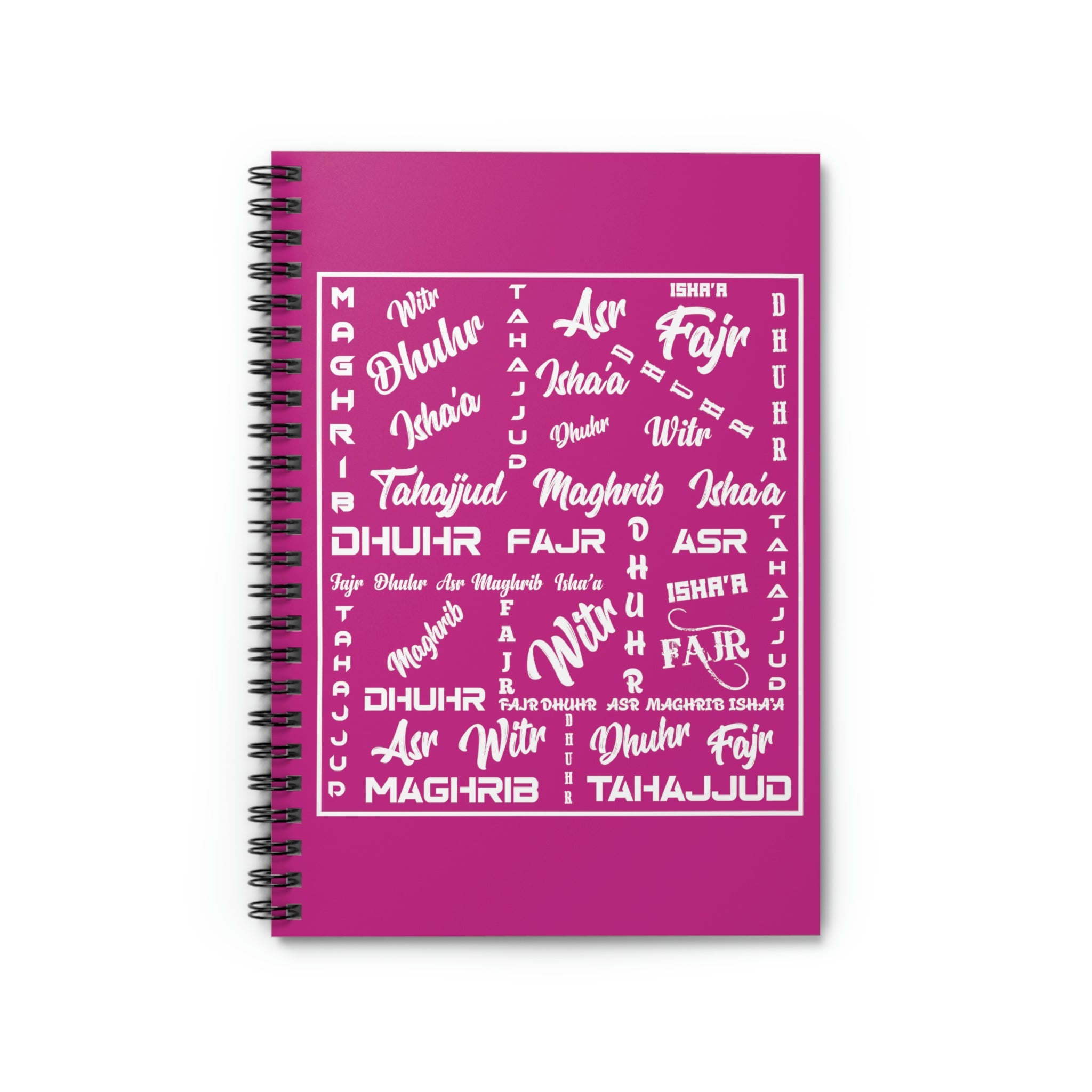 Prayer Names Spiral Notebook - Ruled Line