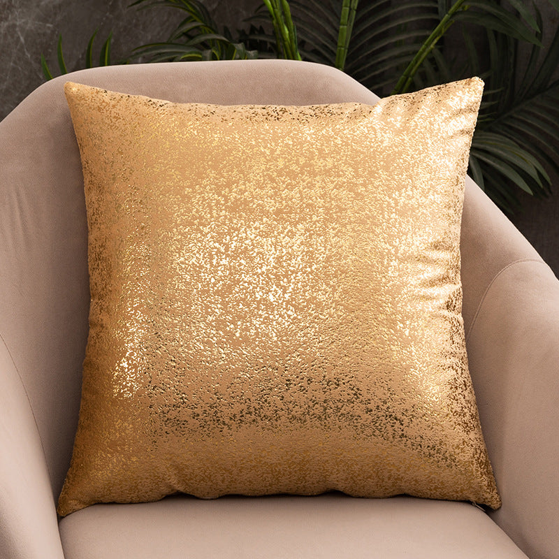 Rich Velvet Snowflake Gold Stamping Pillowcase