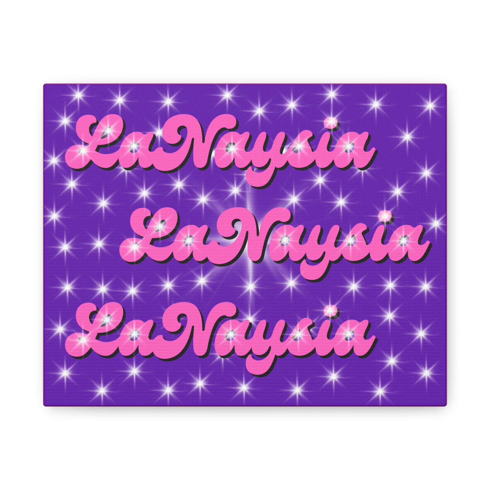 Personalized 10" x 8" Canvas Gallery Wraps (Please Email me first with your name and other request)