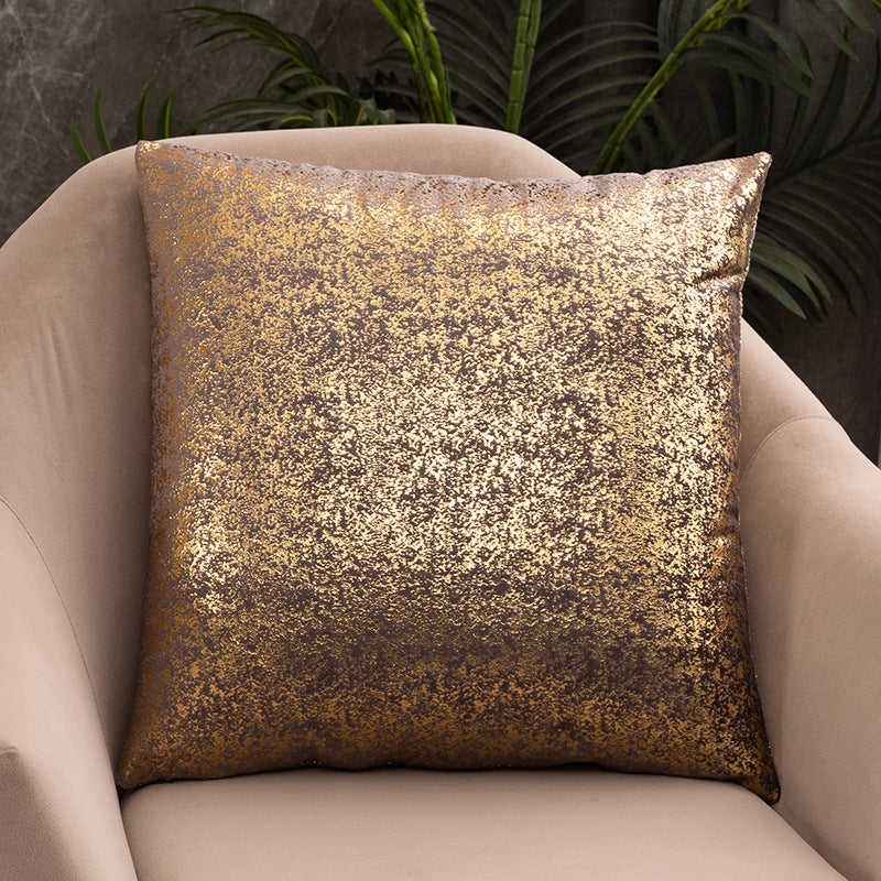 Rich Velvet Snowflake Gold Stamping Pillowcase