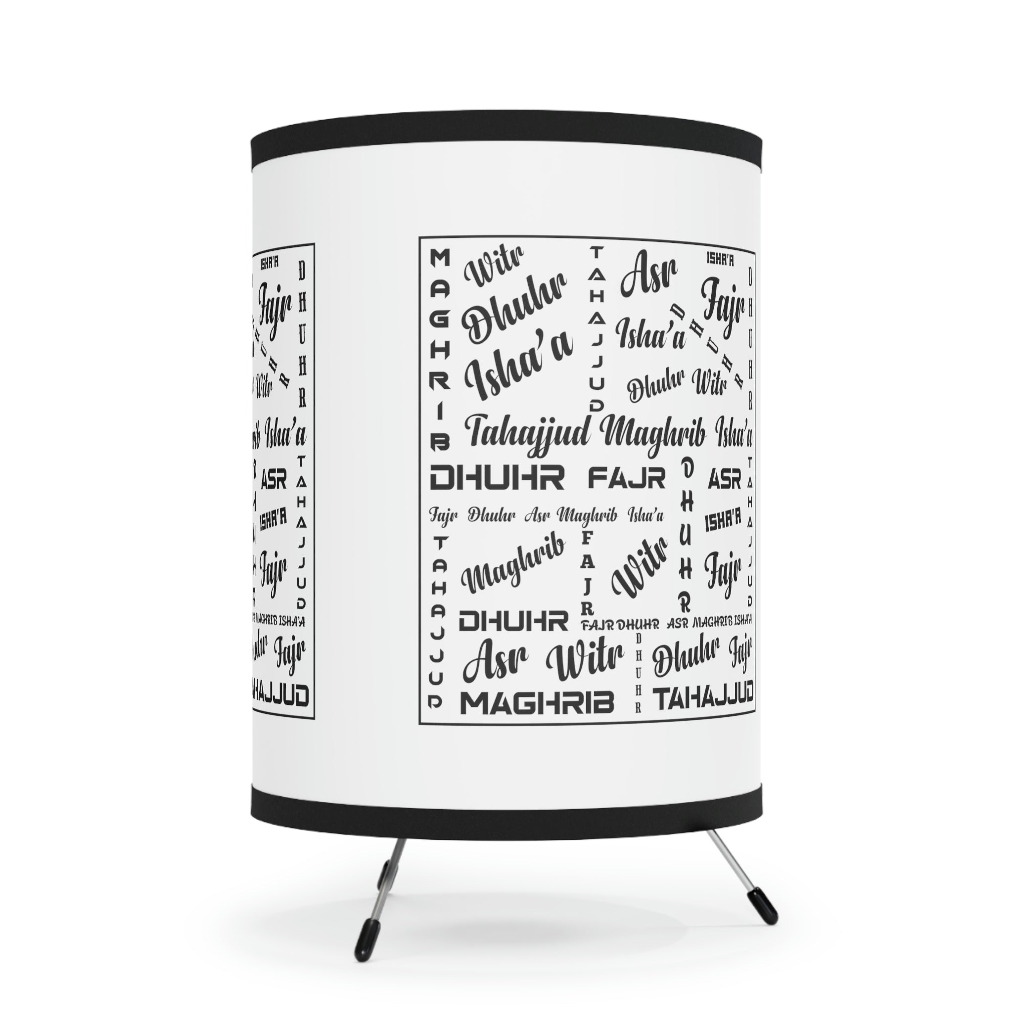 Customized Tripod Lamp with High-Res Printed Shade, US\CA plug (Please email me if you'd like to request something personalized)