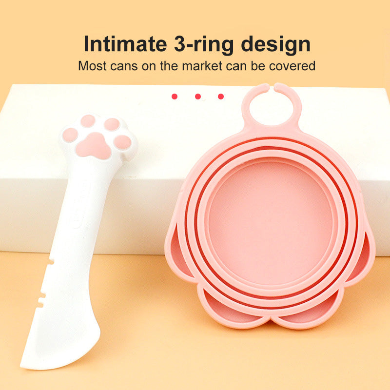 Multifunction Pet Canned Spoon Jar Opener Puppy Feeding Mixing Wet Dry Scoop Cat Dog Accessories Feeder Shovel Pets Tableware Multifunction Pet Canned Spoon Jar Opener Puppy Feeding Mixing Wet Dry Sco