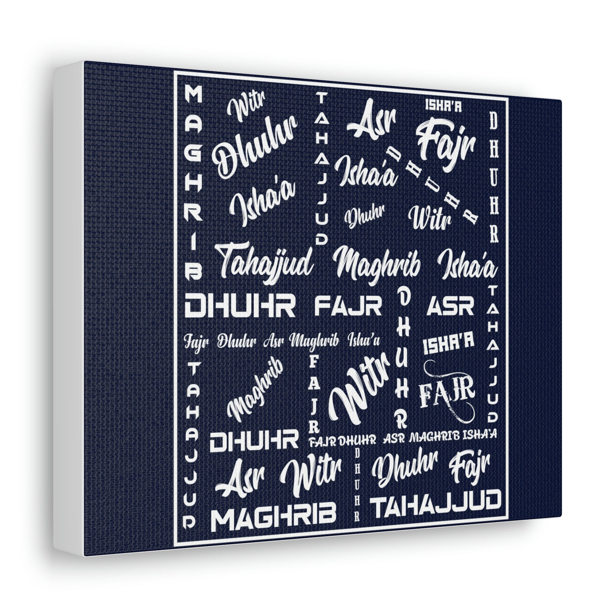 Islamic Prayers Canvas Gallery Personalized 10" x 8" Canvas Gallery Wraps (Please Email me first with your name and other request) Personalized Wall art Canvas picture Gifts Love Customized