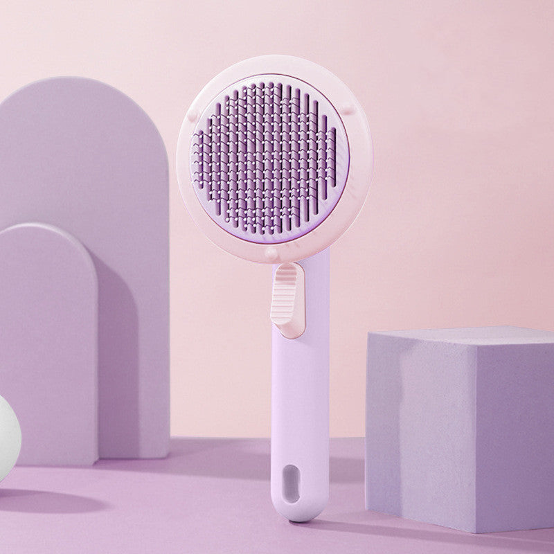 Pet Steel Wire Self-cleaning Comb