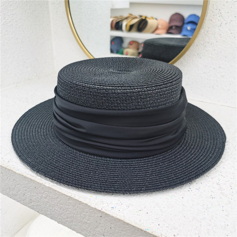 Summer Women's Simple Flat Top Holiday Visor Hat