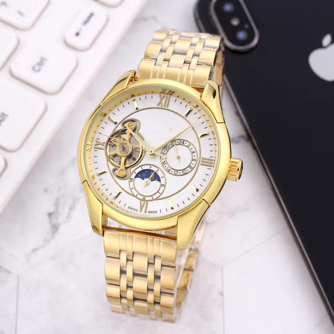 Business Style Mechanical Watch gift for Father Brother Son Nephew Soulmate Fiance Ms. Leah's Place