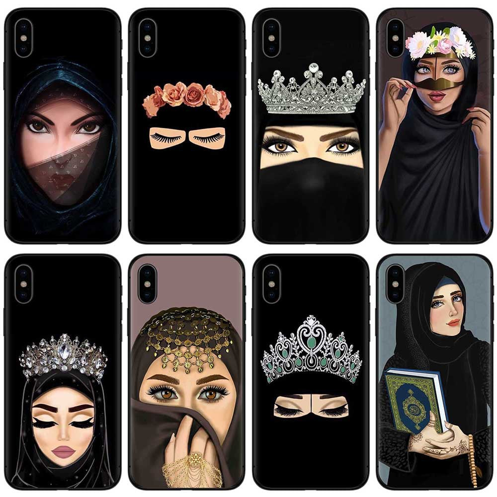 Islamic hijab veil girl phone case