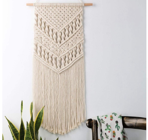 Home Décor Bohemian literary handmade hemp rope woven pendant House Decor Ms. Leah's Place