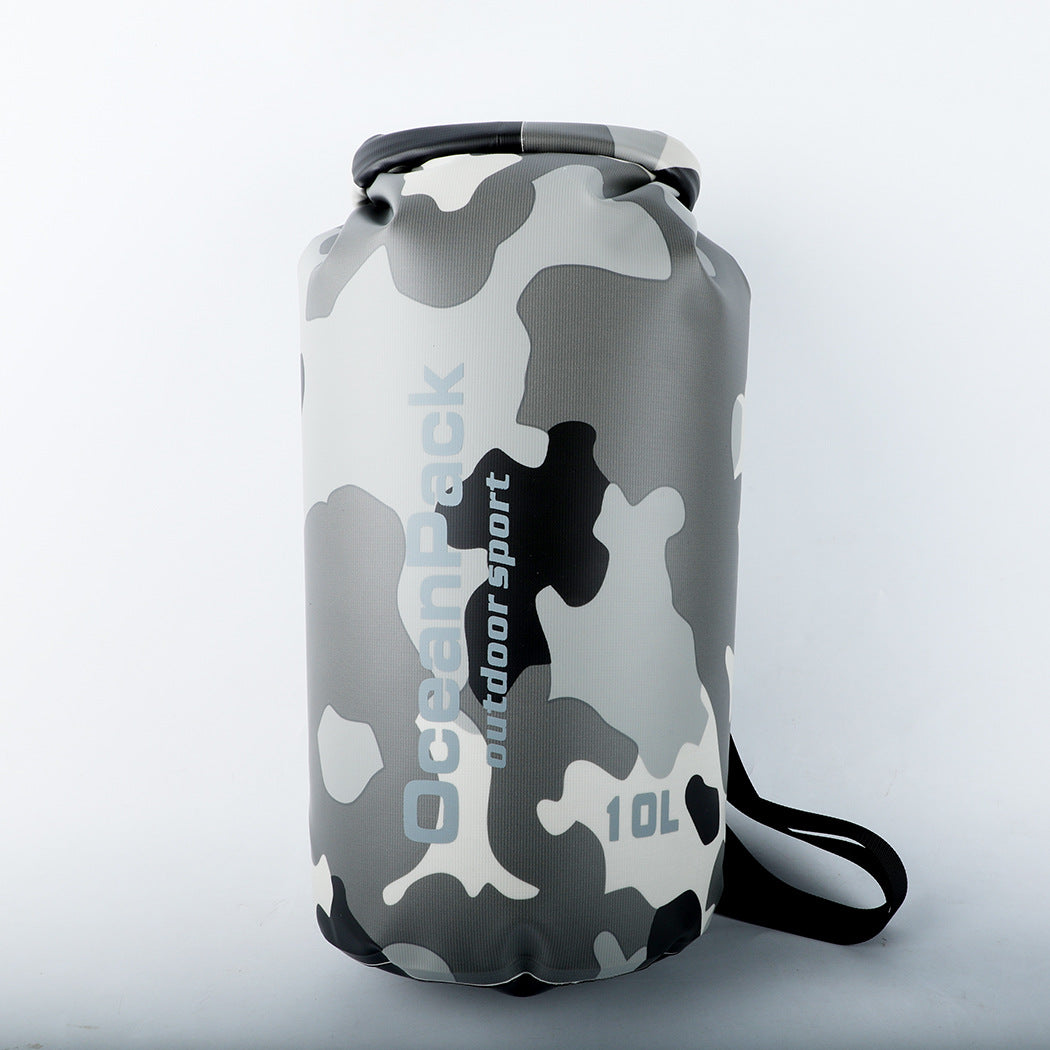 Camouflage Backpack Wear-resistant and Scratch-resistant Bucket Bag Waterproof and Moisture-proof for Outdoor Sports