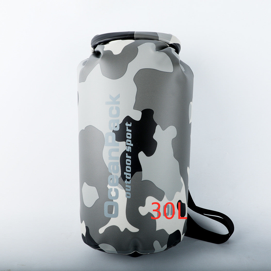 Camouflage Backpack Wear-resistant and Scratch-resistant Bucket Bag Waterproof and Moisture-proof for Outdoor Sports