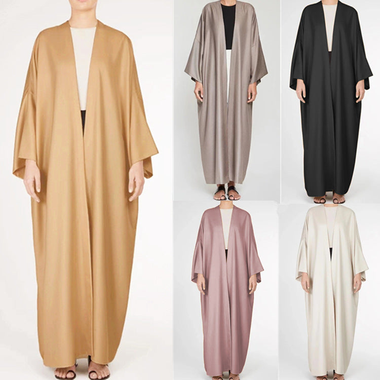 Batwing Kaftan Abaya Dubai Kimono Turkey Muslim Fashion Cardigan Mujer Moroccan Dress Caftan Islam Abayas For Women Robe Femme