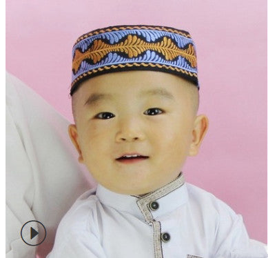 Muslim Embroidered Hat For Boys Of Hui Nationality