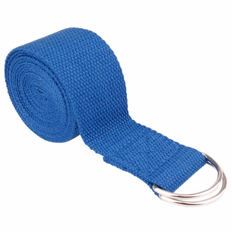 Yoga rope stretch with cotton yoga tension band
