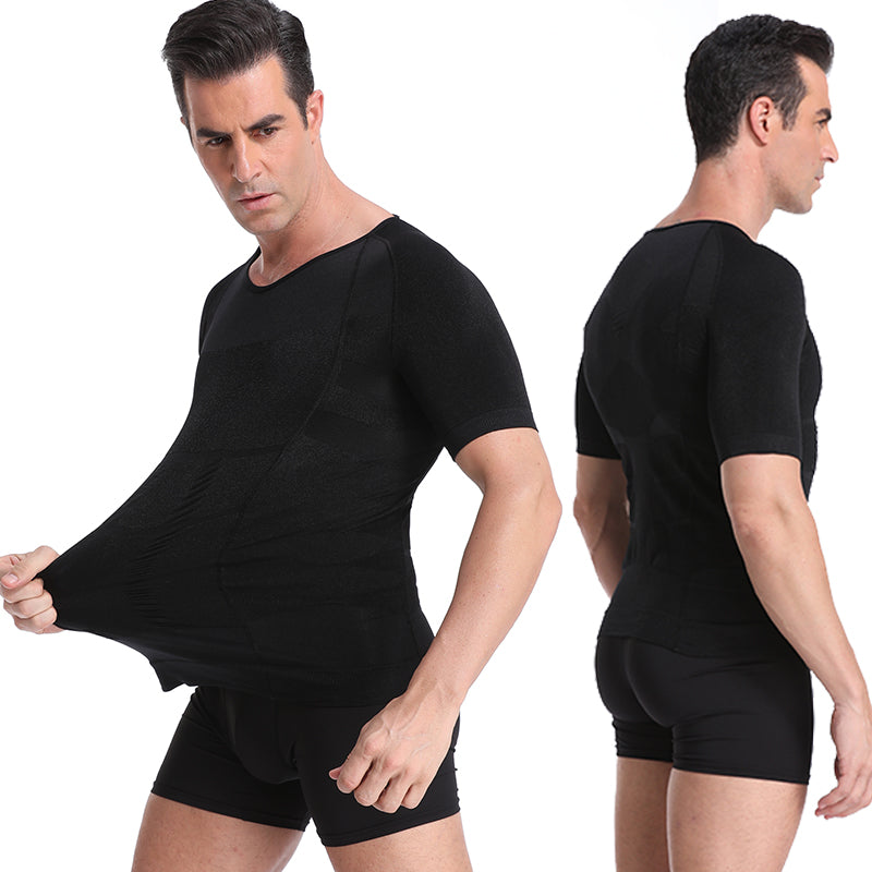 Men's Body Shaper Toning T-Shirt Ultra Durable Vest High Compression  Underwear