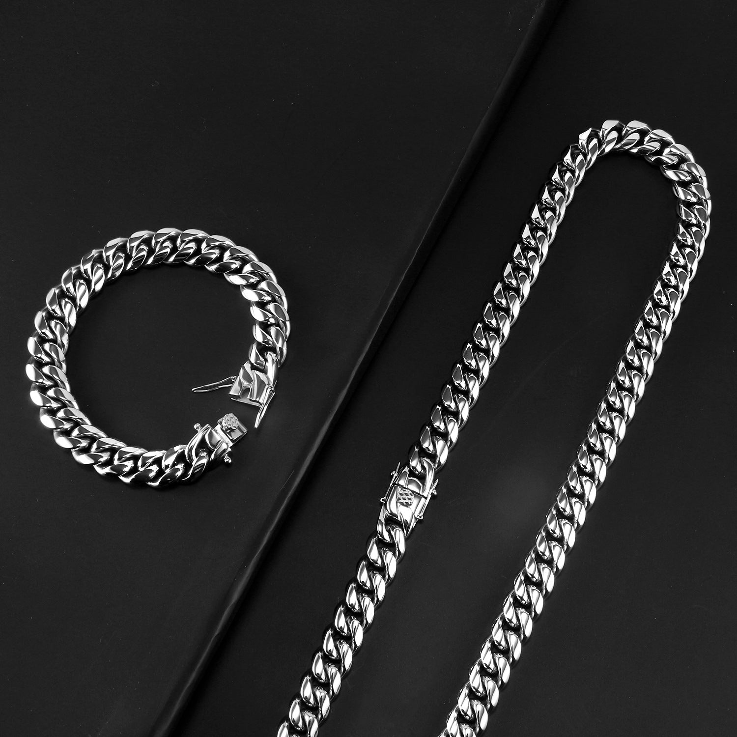 Stainless Steel Cuban Necklace