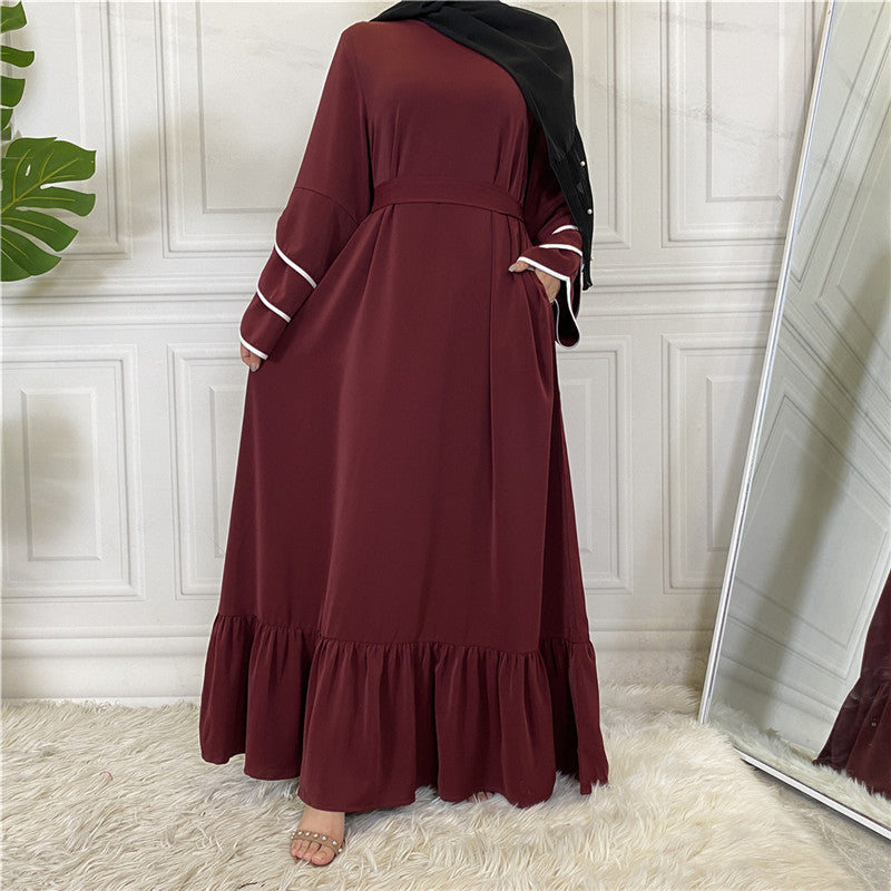 Women's Loose Big Hem Muslim Fashion Dress
