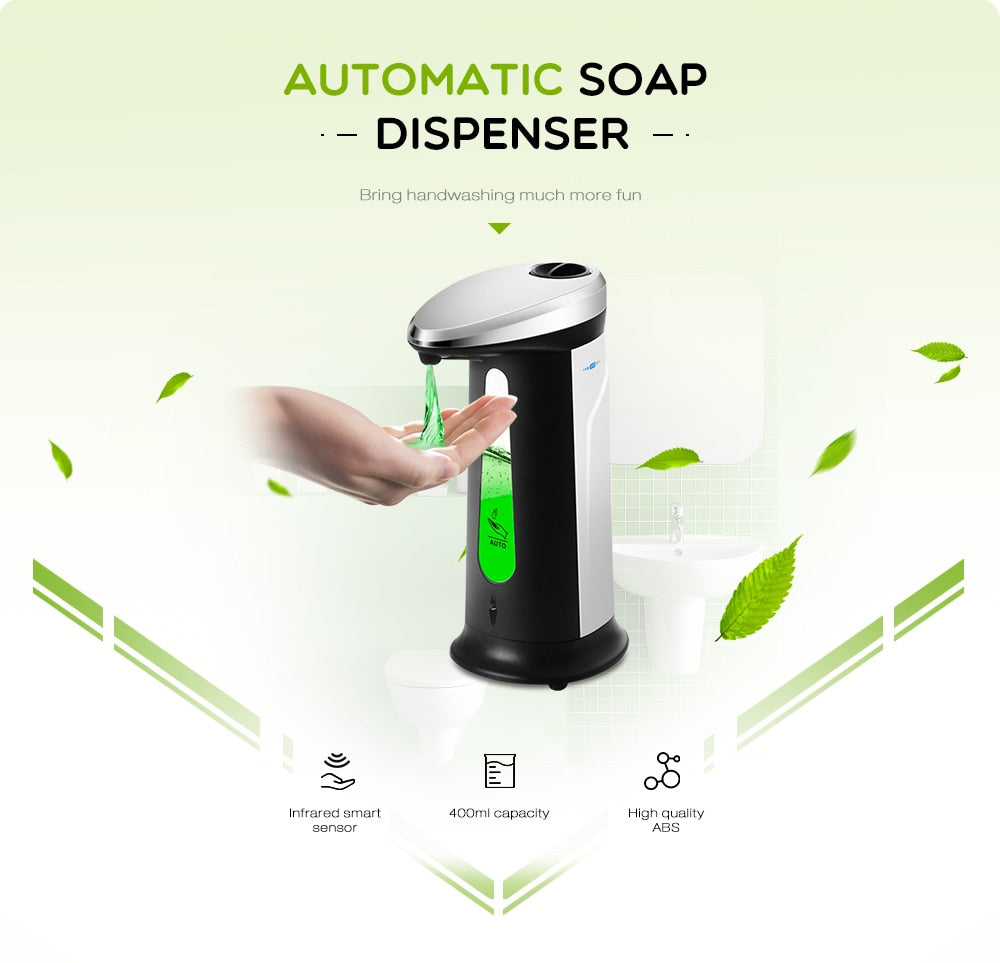 Automatic Liquid Soap Dispenser Sensor Touchless Ms. Leah's Place