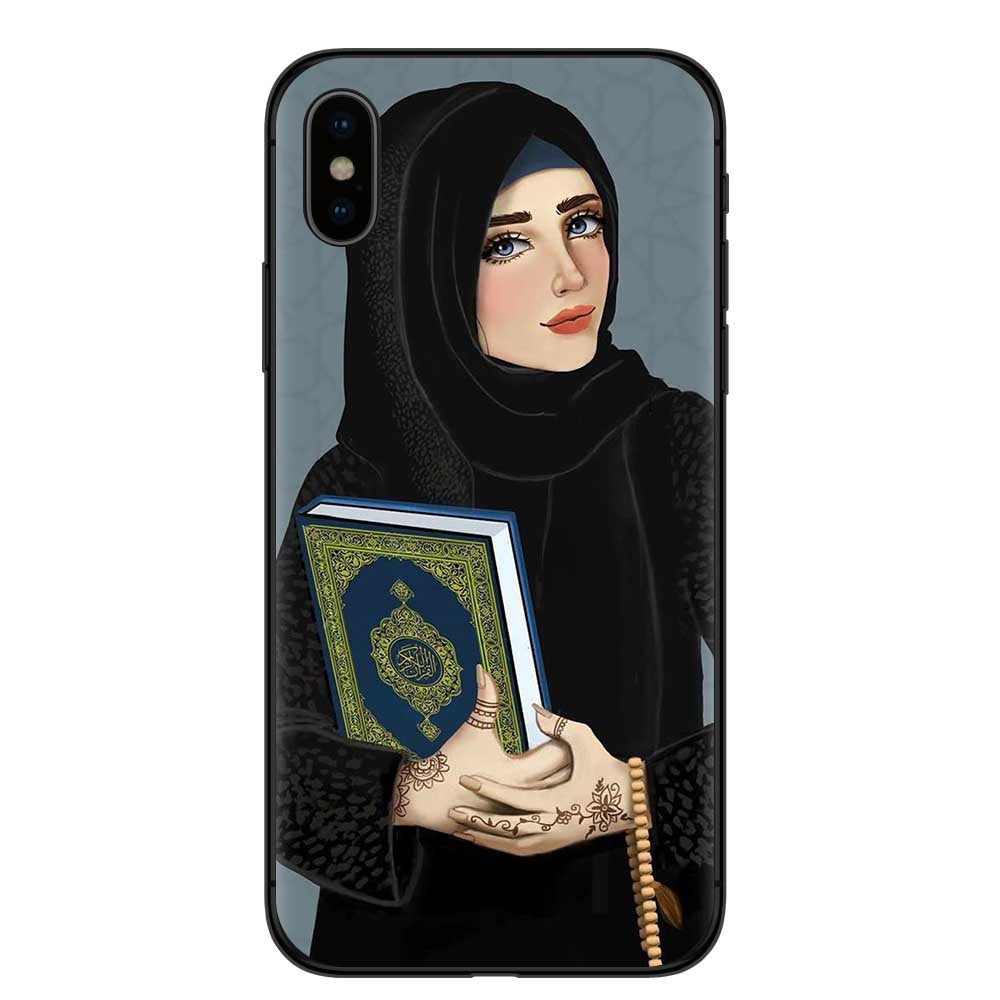 Islamic hijab veil girl phone case