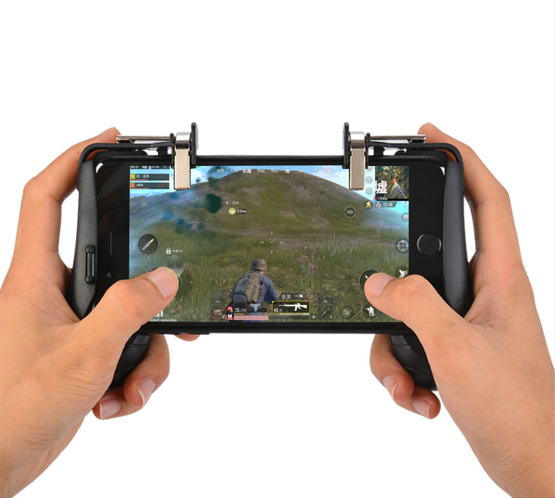 Four-In-One Phone Gamepad Console Trigger Controller Shooter for Games