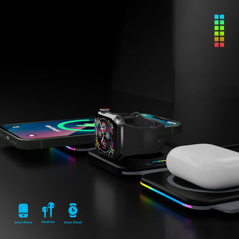 3 In 1 Multifunctional Wireless Charger 15W Stand
