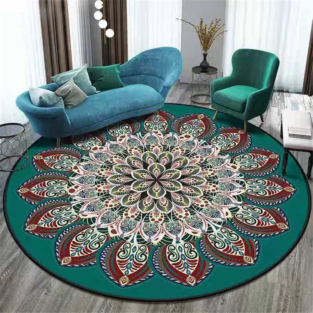Carpet Living Room Colorful Area Rug