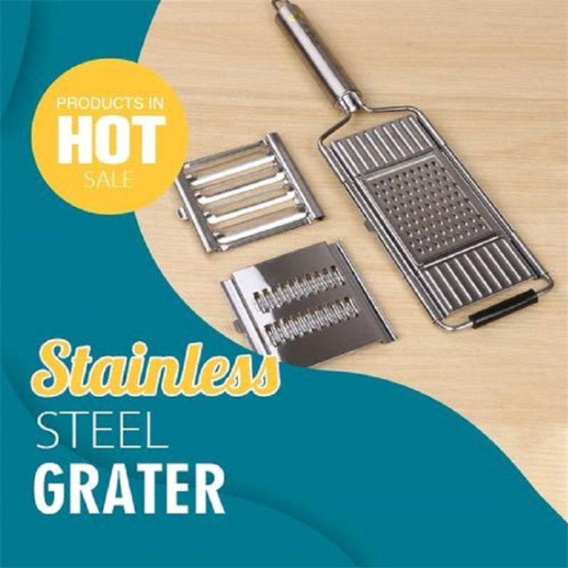 Stainless Steel Multifunctional Manual Chopper Shredding Machine Slicer Stainless Steel Kitchen Tool