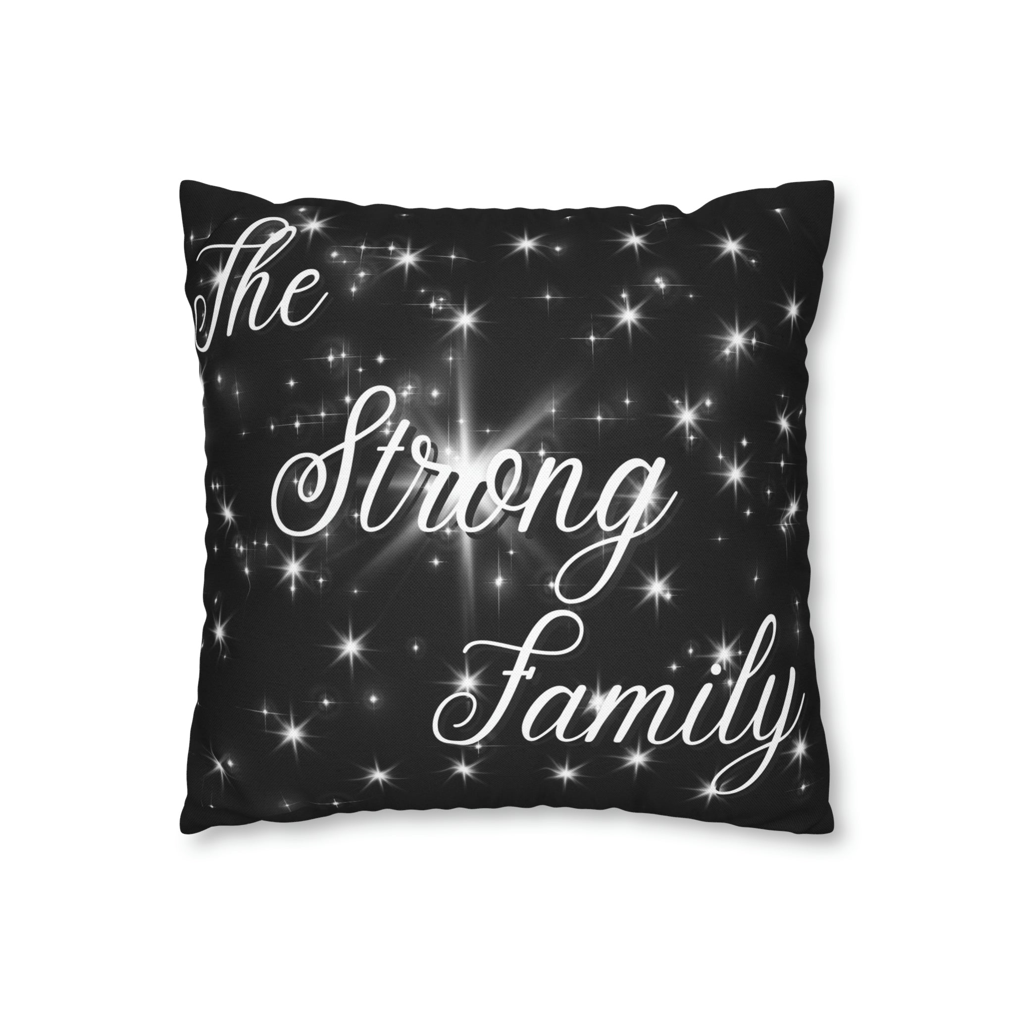 Personalized Throw Pillow Case Spun Polyester Square Pillow Case