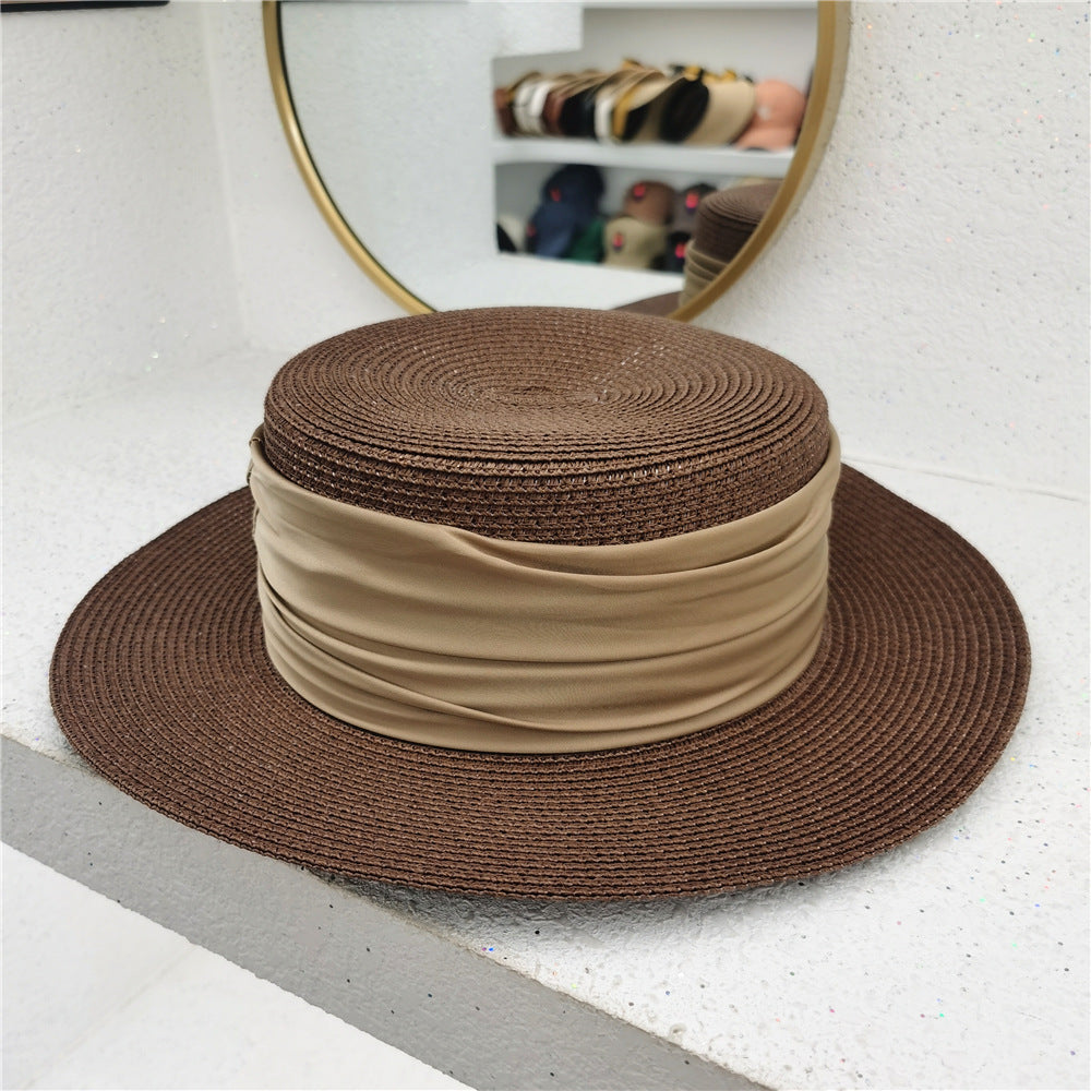 Summer Women's Simple Flat Top Holiday Visor Hat