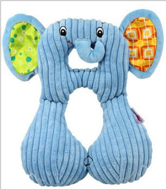 Neck pillow for children Baby pillow cartoon animal U-shaped neck pillow Baby car seat cushion pillow