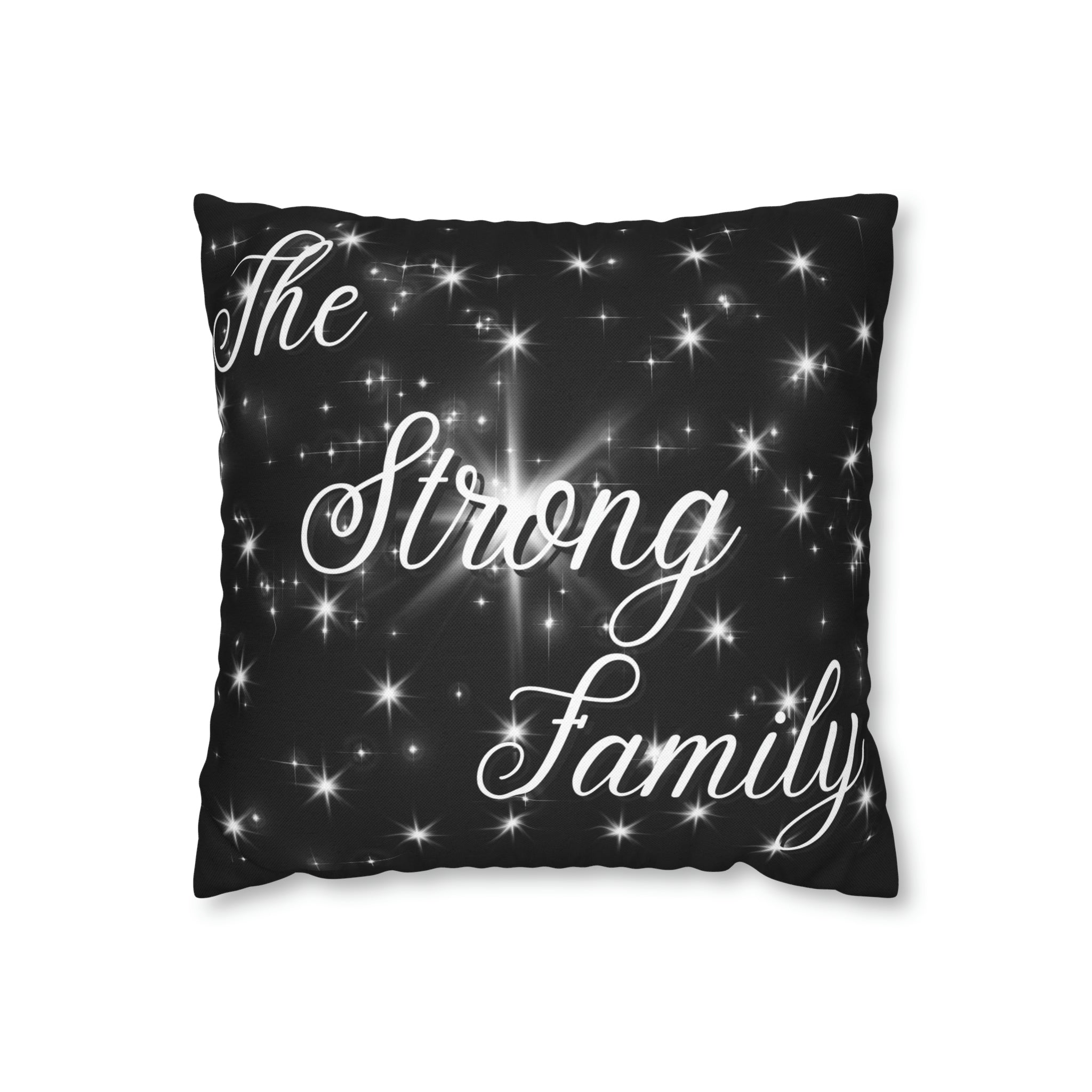 Personalized Throw Pillow Case Spun Polyester Square Pillow Case