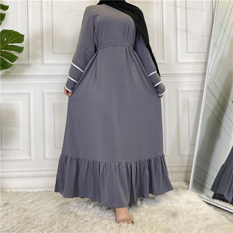 Women's Loose Big Hem Muslim Fashion Dress