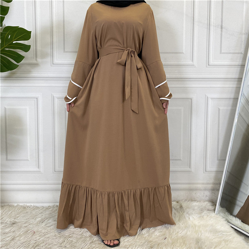 Women's Loose Big Hem Muslim Fashion Dress