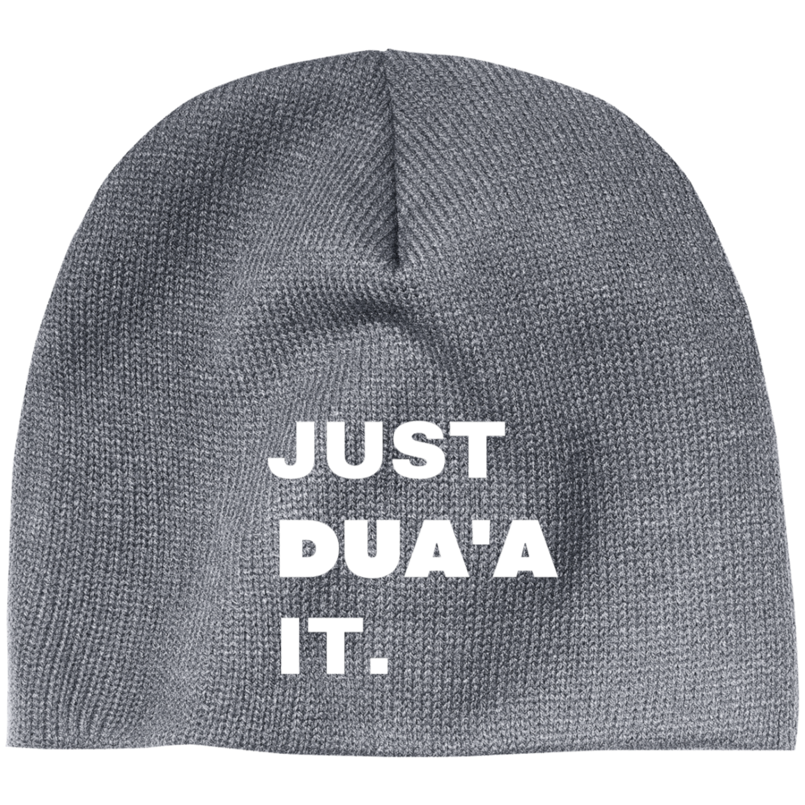 JUST DUA'A IT.  Embroidered 100% Acrylic Beanie ( More Colors Options )