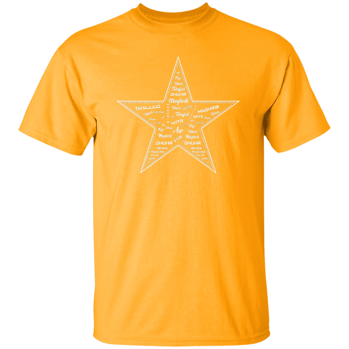 PRAYERS IN A STAR LOGO  T-Shirt (MORE COLOR OPTIONS)