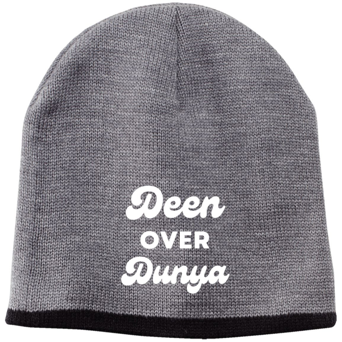 DEEN OVER DUNYA  Embroidered 100% Acrylic Beanie ( More Colors Options )