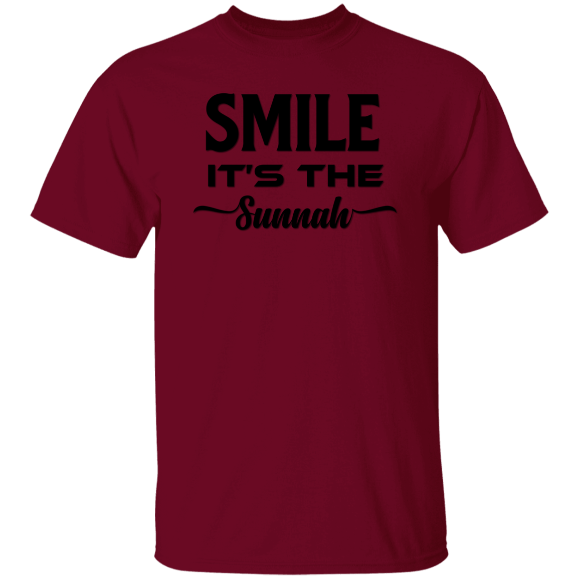 SMILE IT'S THE SUNNAH   T-Shirt (MORE COLOR OPTIONS)