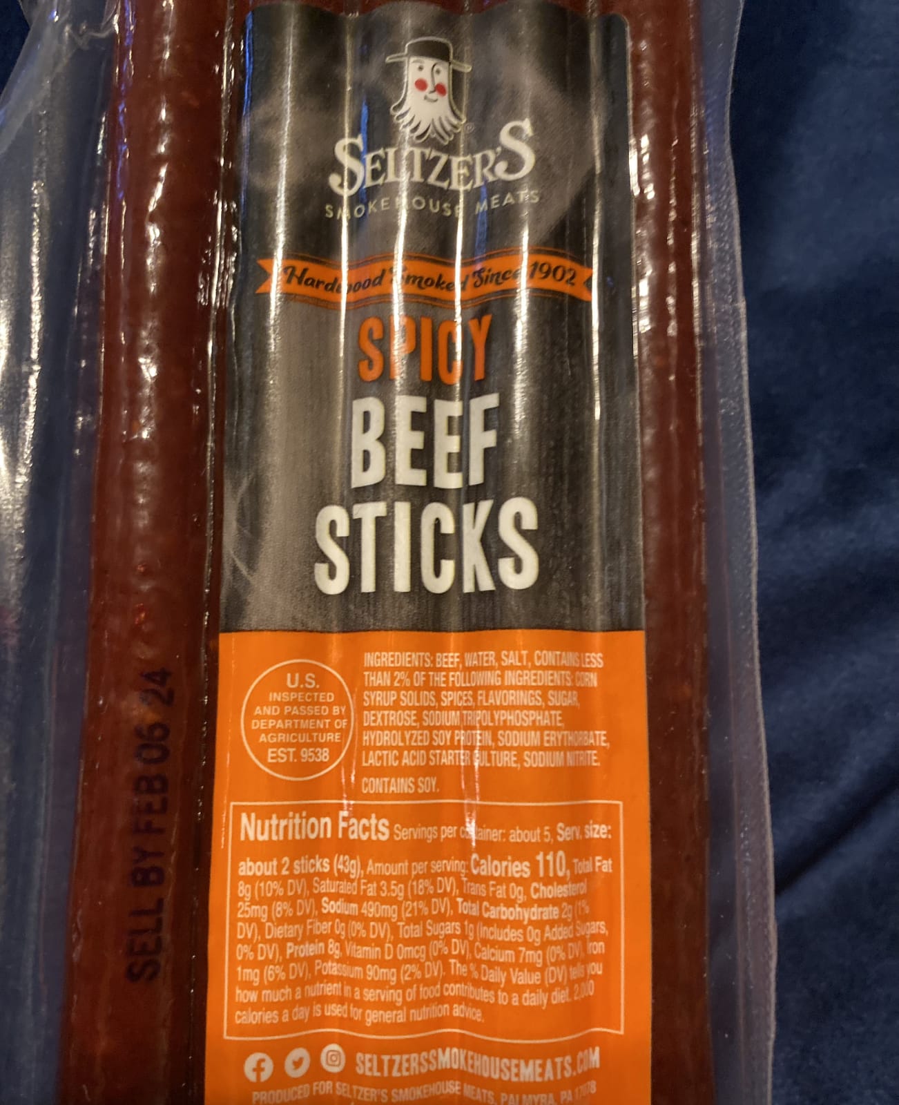 Keto Carnivore Zero Carb Beef Sticks Spicy Beef Sticks The Red Pack Ms. Leah's Place