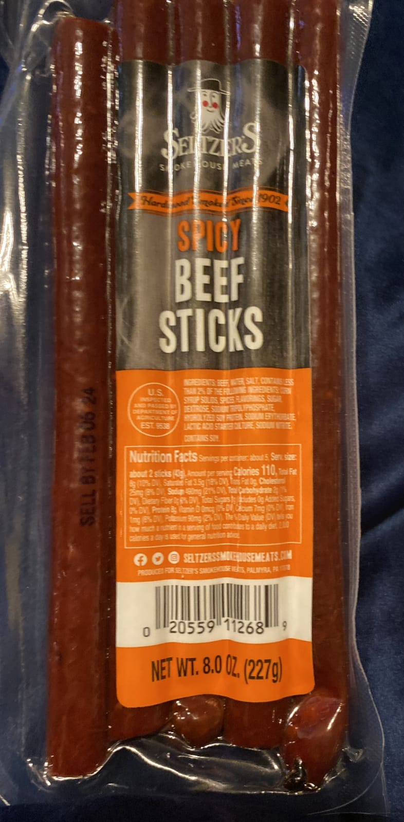 Keto Carnivore Zero Carb Beef Sticks Spicy Beef Sticks The Red Pack