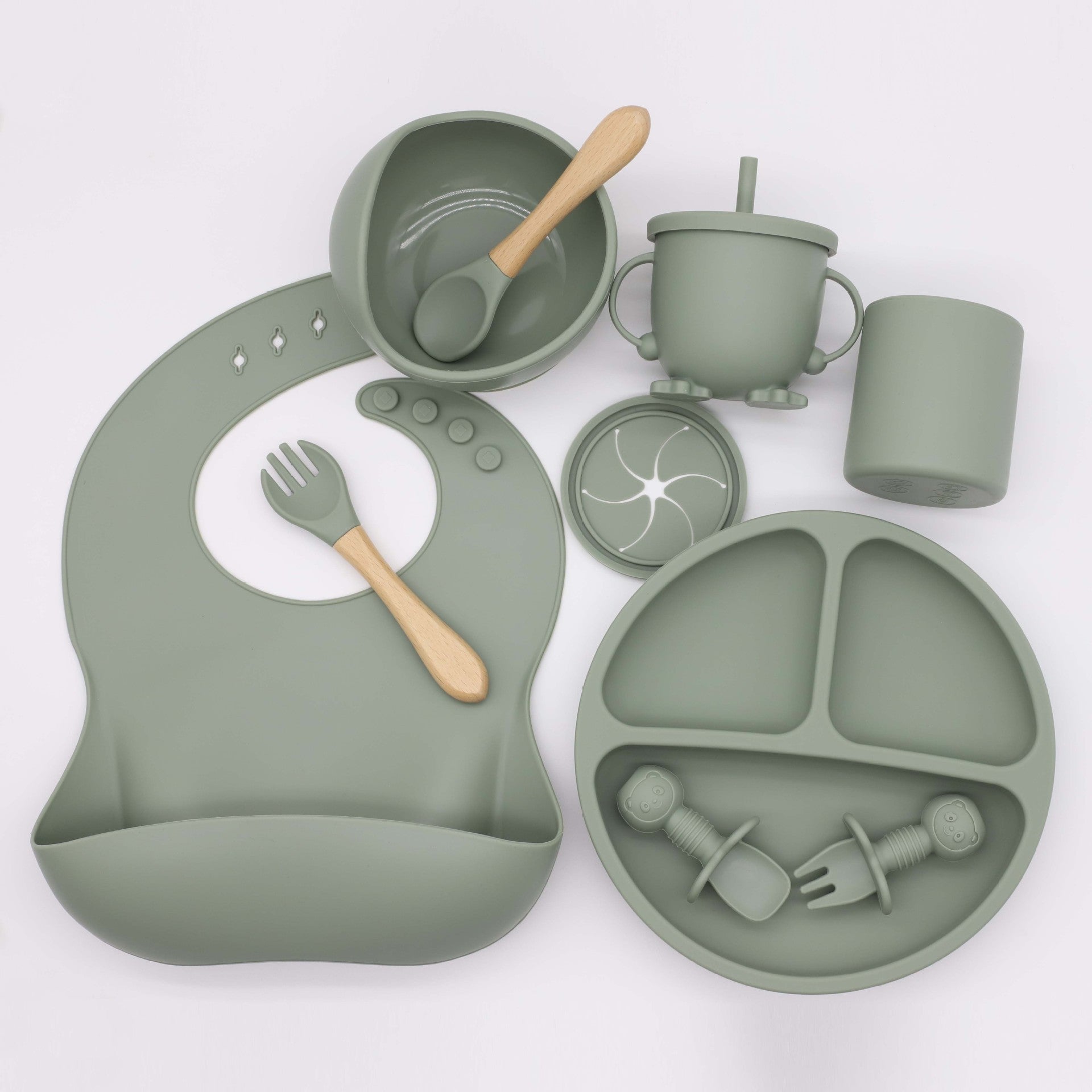 New Baby Silicone Feeding Complementary Food Set