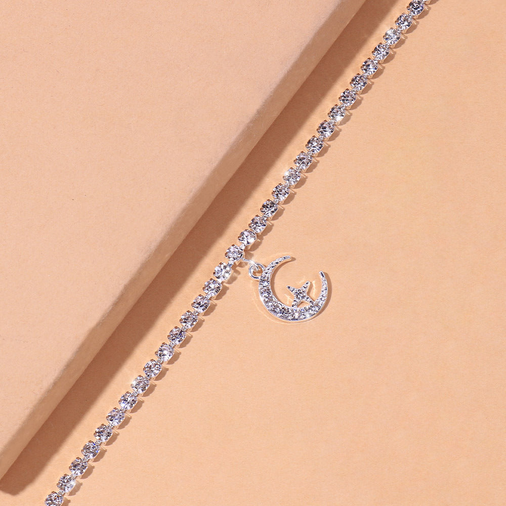Novel Personality Star Moon Anklet