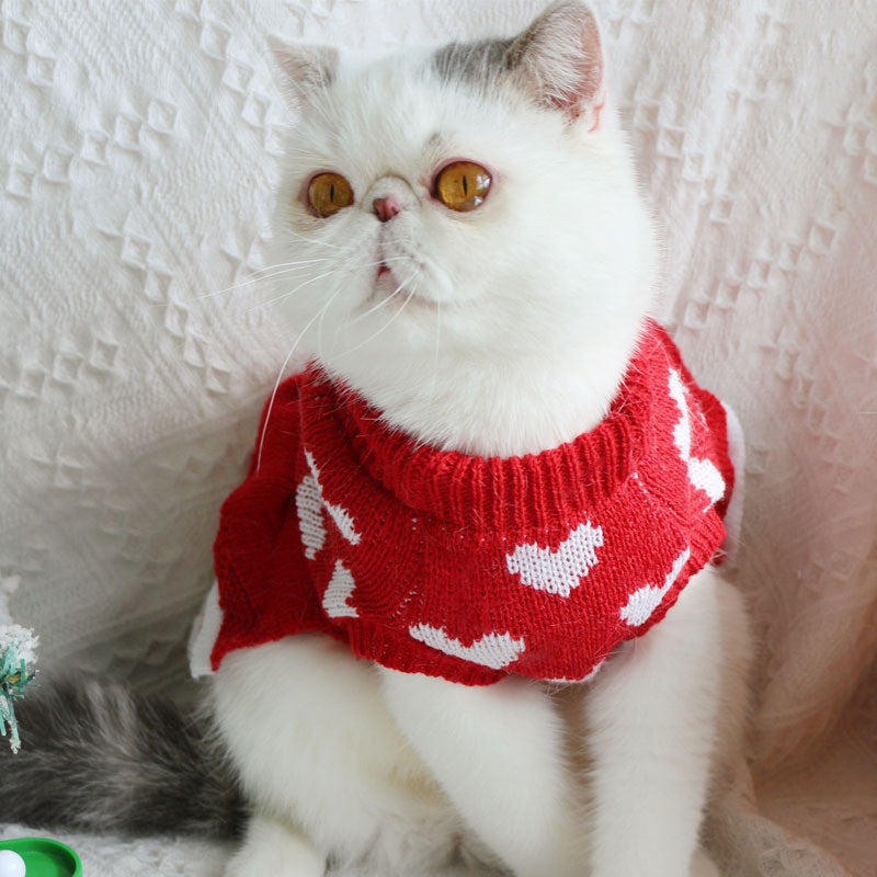 Princess Dress New Year Festive Warm Sweater Dog Christmas