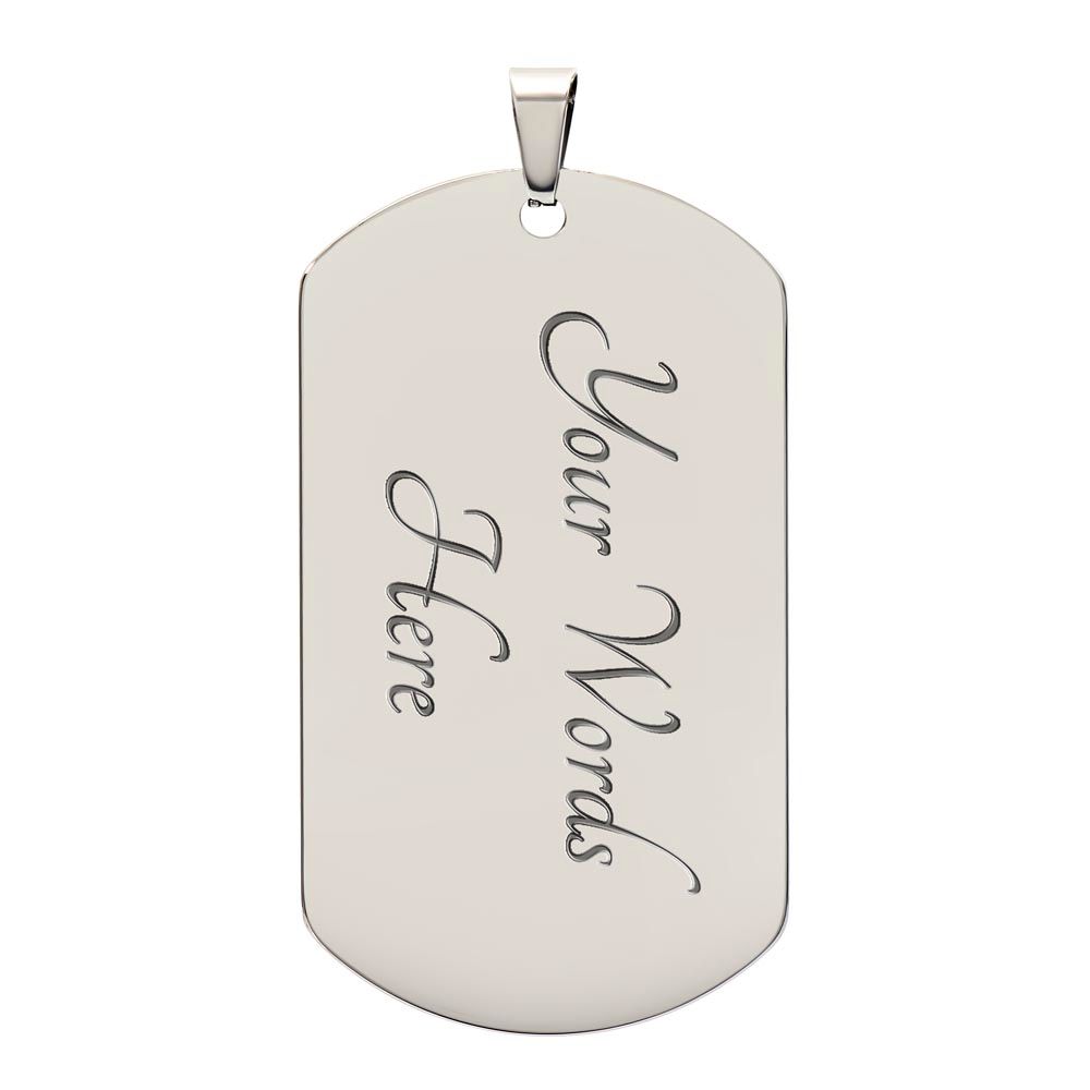 BROTHER - DOG TAG - I LOVE YOU