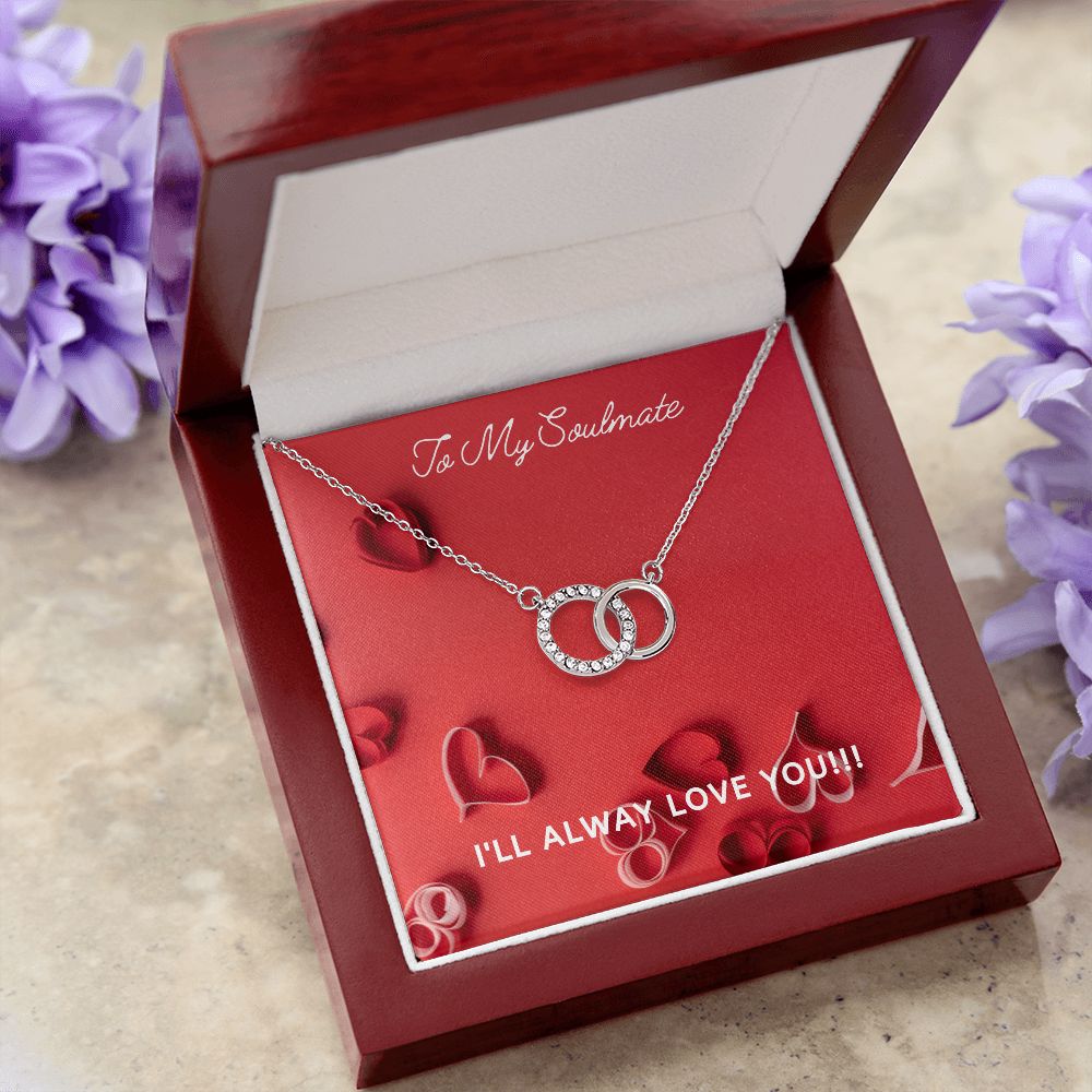 LOVE - TO MY SOULMATE - PERFECT PAIR NECKLACE