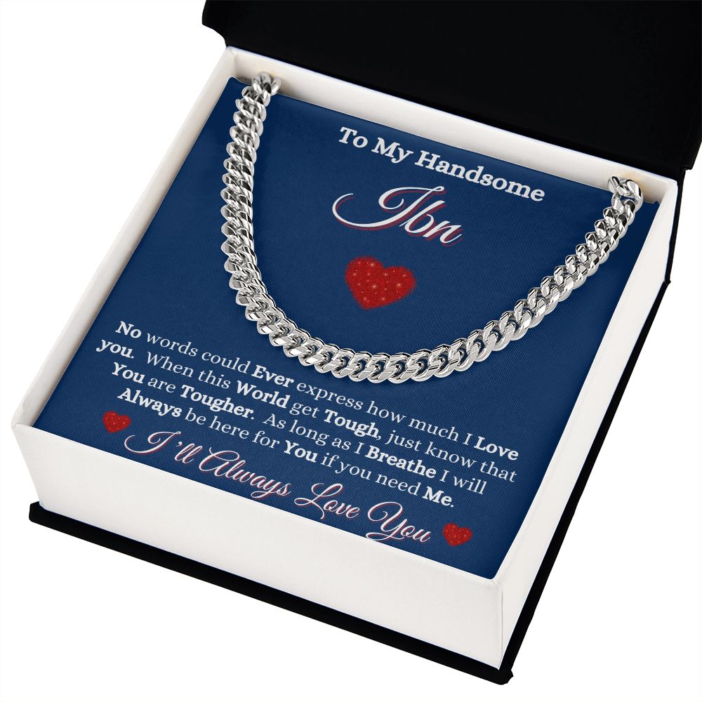 IBN/SON - CUBAN LINK CHAIN - BLUE