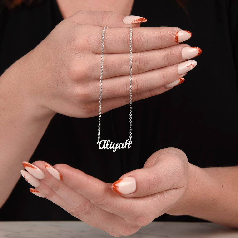 I'LL LOVE YOU FOREVER - PERSONALIZED NAME NECKLACE