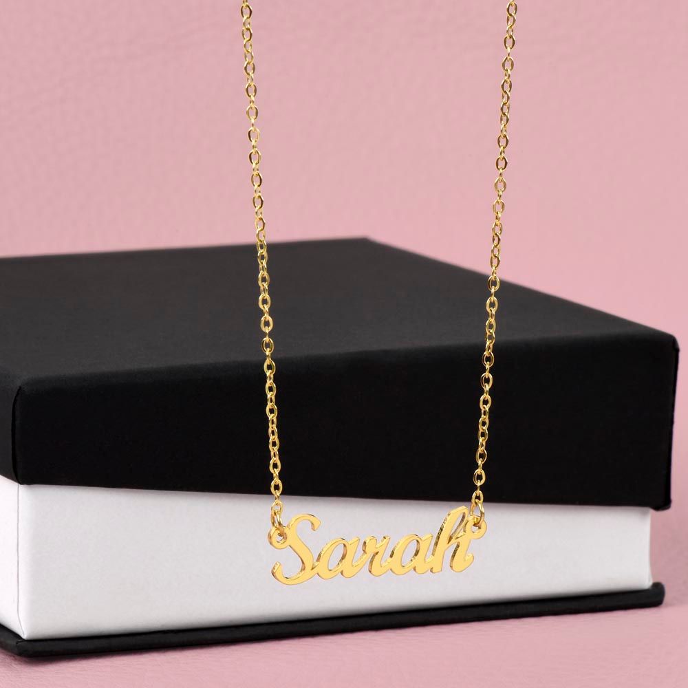 I'LL LOVE YOU FOREVER - PERSONALIZED NAME NECKLACE