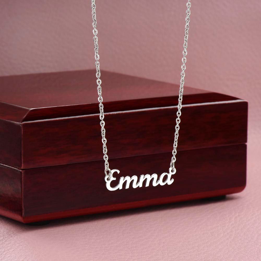 I'LL LOVE YOU FOREVER - PERSONALIZED NAME NECKLACE