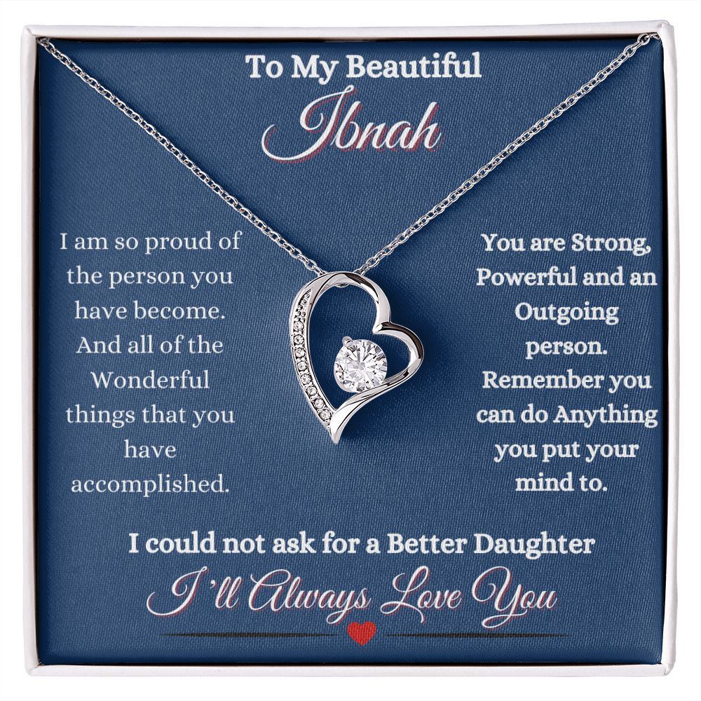 IBNAH DAUGHTER - FOREVER LOVE NECKLACE - BLUE